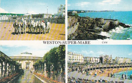 Multiview Weston Super Mare  - Used Postcard - Somerset - - Weston-Super-Mare