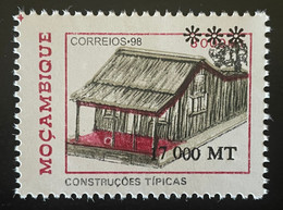 Moçambique Mozambique 1998 / 2000 Mi. D1567  - Construçoes Tipicas Wohnbauten Habitat Housing Overprint Surchargé RARE - Mosambik