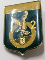 PIN  PIN' S    Distintivo Cristallizzato Aeronautica Militare 2°Reparto Riparazioni Aviazione MILITAIRE - Italia