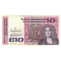 Billet, République D'Irlande, 10 Pounds, 1989, 1989-06-19, KM:72a, TTB - Ireland
