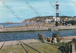 CARTOLINA  GABICCE MARE E MONTE,PESARO,MARCHE,PANORAMA DELLA SPIAGGIA ED IL MISSISSIPPI,VACANZA,ESTATE,VIAGGIATA 1963 - Pesaro