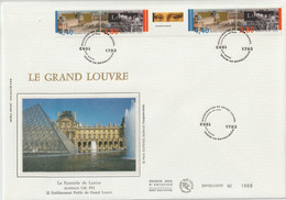 France FDC Grand Format 1993 Le Louvre 2852B - 1990-1999