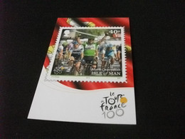 SPORT CICLISMO CICLISTA ISLE OF MAN LE TOUR DE FRANCE 100 MARK CAVENDISH - Stamps (pictures)