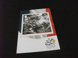 SPORT CICLISMO CICLISTA ISLE OF MAN LE TOUR DE FRANCE 100 EUGENE CHRISTOPHE - Stamps (pictures)