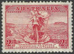 Australia. 1936 Opening Of Submarine Telephone Link To Tasmania. 2d MH. SG 159 - Ungebraucht