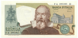 2000 LIRE BANCA D'ITALIA GALILEO GALILEI 08/10/1973 FDS - Altri & Non Classificati