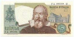 2000 LIRE BANCA D'ITALIA GALILEO GALILEI 08/10/1973 FDS-/FDS - Autres & Non Classés