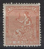 España 0131 (*) Alegoria. 1873. Sin Goma - Unused Stamps