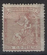 España 0132 (*) Alegoria. 1873. Sin Goma - Ungebraucht
