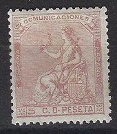 España 0132 (*) Alegoria. 1873. Sin Goma - Unused Stamps