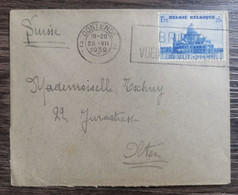 E29 Enveloppe + Timbre Belgique 1939 - Lettres & Documents