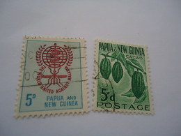 PAPUA  NEW GUINEA USED   STAMPS  MALARIA CACAO - Osterinsel (Rapa Nui)