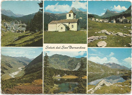 AB1998 Mesocco - Saluti Dal San Bernardino - Panorama Vedute Multipla / Viaggiata 1967 - Mesocco