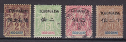 TCH'ONG-K'ING N°33*, 35*, 36, 41* - Unused Stamps