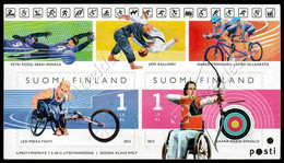[Q] Finlandia / Finland 2012: Foglietto Sport Dei Disabili / Disabled Sports S/S ** - Sport Voor Mindervaliden