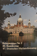 Deutschland 1986; 2. BDPh-Belegmappe; 40. Bundestag; 80 Jahre Luftfahrt In  Hannover - Private Covers - Used