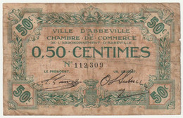 Chambre De Commerce D'Abbeville - 0,50 Centimes - Chambre De Commerce