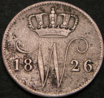 Pays-Bas Belge 25 Cents 1826B - Argent .0,569 - VF + VAN DER KELLEN - Sonstige & Ohne Zuordnung
