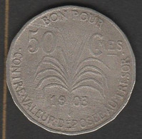 Antilles - Guadeloupe - 50 Centimes - 1903 - West Indies