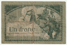 Chambre De Commerce De Saint-Etienne  1 Franc  1924 - Chambre De Commerce