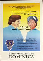 Dominica 1989 Girl Guides Minisheet MNH - Dominica (1978-...)