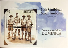 Dominica 1994 Scout Jamboree Scouts Minisheet MNH - Dominica (1978-...)