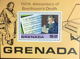 Grenada 1978 Beethoven Minisheet MNH - Grenade (1974-...)