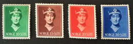 1939 Queen Maud Set*) Facit 247 - 250 - Unused Stamps