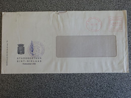 1978 Enveloppe Stadsbestuur SINT NIKLAAS  - Rode Machine Frankering 8 Fr - A 749 - 1960-79