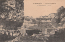 01 BELLEGARDE     Passerelle D'Arlod Et Hameau Des Certhoux   TB PLAN  1909.   RARE - Bellegarde-sur-Valserine