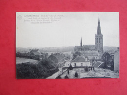 Alsemberg - Beersel (Vlaams Brabant) * (Albert, Edit J. Struelens) OLV Kerk, Jardin, église,chaussée - Beersel