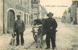 Cléry * Un Charbonnier * Attelage âne * Hôtel - Other & Unclassified
