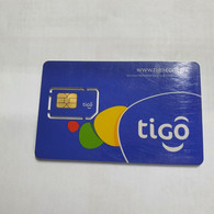 Gsm Card-tigo Ghana-(6)-(892332712-0229492514)-(120229492514)-mint Card+(lokking Out Side)1prepiad Free - Collezioni