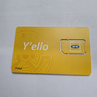 Gsm Card-y'ello-MTN-(13)-(003365793301)-(0543117439)-mint Card+(lokking Out Side)1prepiad Free - Collezioni