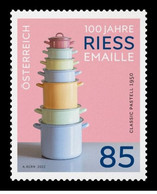 Austria 2022 - 100th Anniversary Of RIESS Enamelware Mnh** - Ongebruikt