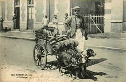 Les Bordes * Le Boulanger * Attelage à Chien * Voiture à Chiens * Métier Boulangerie Pain - Autres & Non Classés