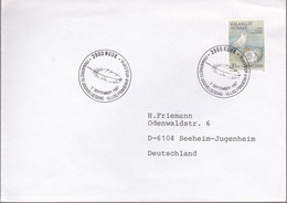 Groenland 1987, Letter To Germany, Birds - Cartas & Documentos