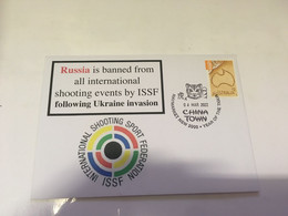 (3 G 9) Following Invasion Of Ukraine By Russia, Russia Is Banned From All Shooting Event By ISSF - Non Classificati