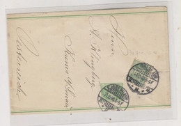 DENMARK 11896  KJOBENHAVN Newspaper Postal Stationery To Austria - Lettres & Documents