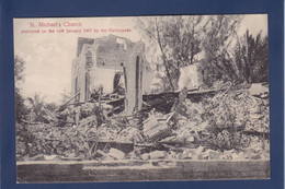 CPA Jamaïque Antilles Catastrophe Non Circulé Saint Michael's Church 1907 - Giamaica