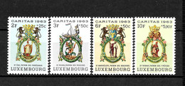 LOTE 1442A  ///  LUXEMBURGO  YVERT Nº: 640/643 **MNH  // CATAG/COTE:  5€   ¡¡¡ OFERTA - LIQUIDATION - JE LIQUIDE !!! - Ungebraucht