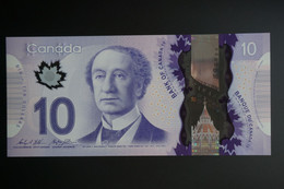 (M) CANADA 10 Dollars 2013 UNC Polymer Sign Wilkins & Poloz - Canada