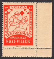 Taksonyfalva / Matúškovo 1944 HUNGARY - Red Cross - Slovakia Occupation - Charity Stamp MNH Vignette Label Cinderella - Nuovi