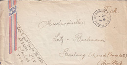 Env Affr Y&T En Franchise Obl POSTE AUX ARMEES Du 9.11.1960 Adressée à Strasbourg - Briefe U. Dokumente