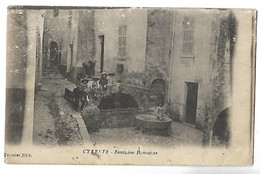 13 CEYRESTE FONTAINE ROMAINE 1918 CPA 2 SCANS - Other Municipalities