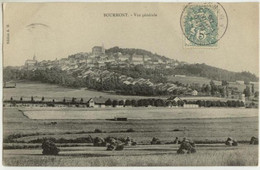 (52) 002, Bourmont, AH, Vue Générale, Voyagée En 1906, TB - Bourmont