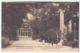 (52) 126, Bourbonne Les Bains,  Imprimerie Moderne 8, Le Théatre Des Ruines Gallo Romaines Dans Le Parc Du Casino - Bourbonne Les Bains