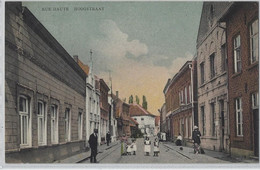 Bree.   -   Hoogstraat.   -   1908   Naar   Schaarbeek - Bree