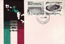 MEXIQUE FDC Cup 1986 Football Soccer Fussball - 1986 – Messico