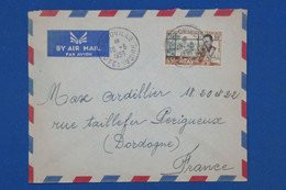 AS9 AOF   BELLE LETTRE 1955 PETIT BUREAU POUR PERIGUEUX  FRANCE + +AFFRANCH. INTERESSANT - Cartas & Documentos
